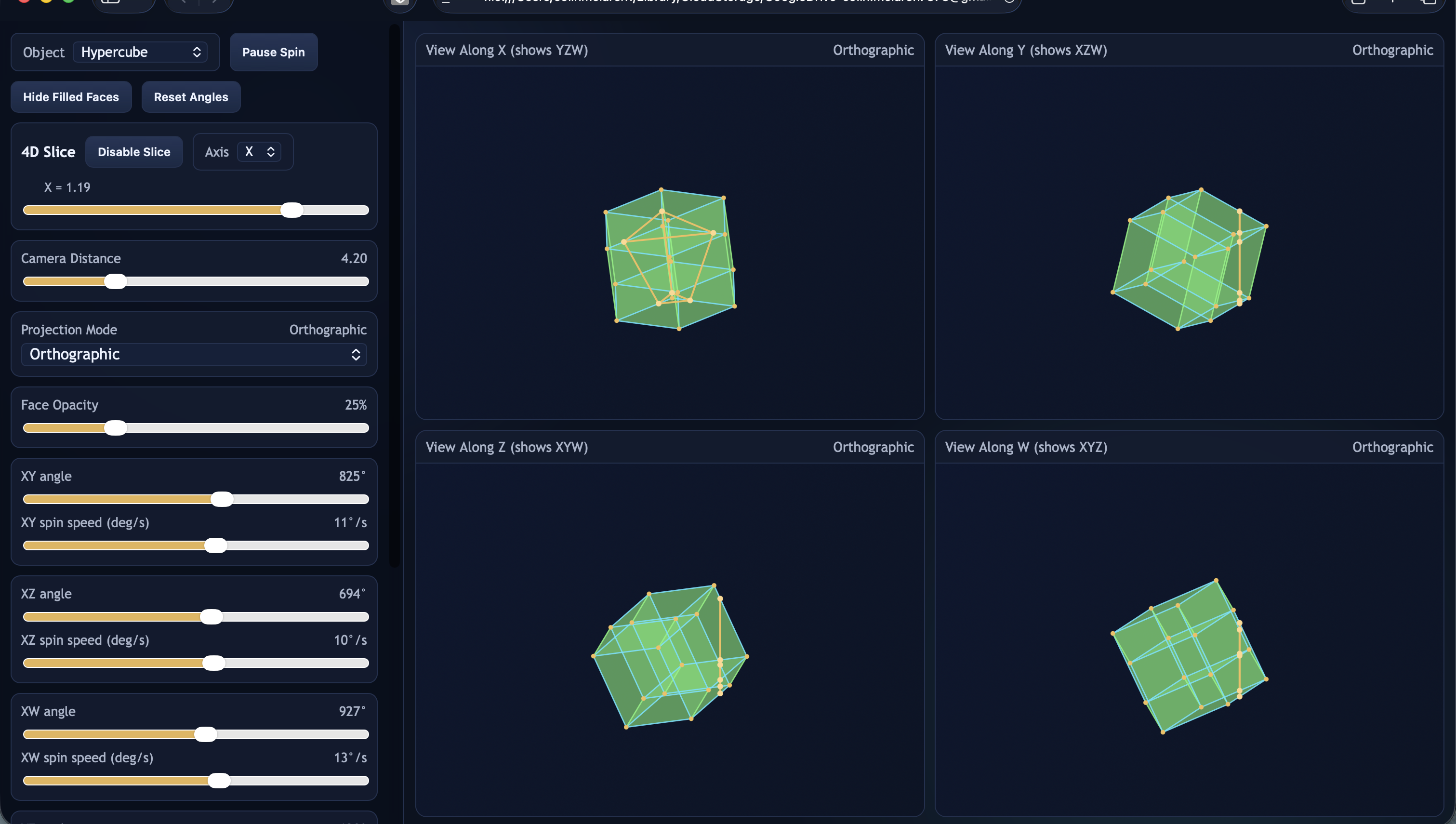 4D Viewer screenshot